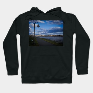 View of Bathurst City, New-Brunswick Canada V1 Hoodie